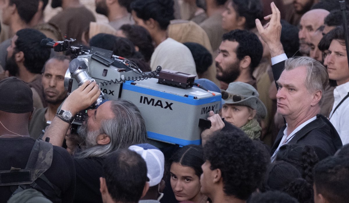 Hoyte Van Hoytema E Christopher Nolan Sul Set Di Odissea
