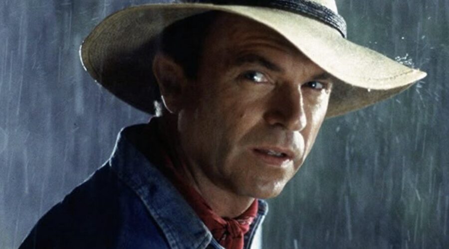 Sam Neill In Jurassic Park