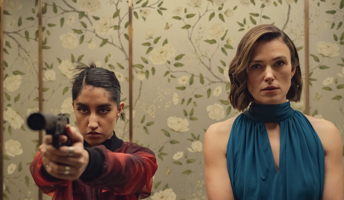 Black Doves (L To R) Ambika Mod As Laila, Keira Knightley As Helen Webb In Black Doves Season 2 Cr Courtesy Of Matthew Towers Netflix