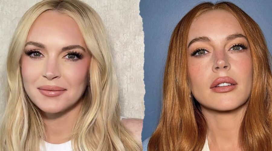 Lindsay Lohan Bionda E Rossa Via Instragram
