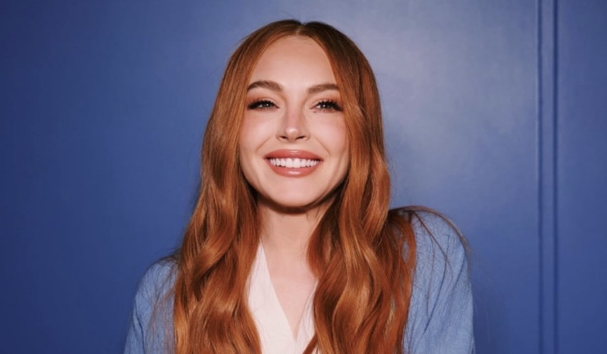 Lindsay Lohan New Look Red Via Instagram