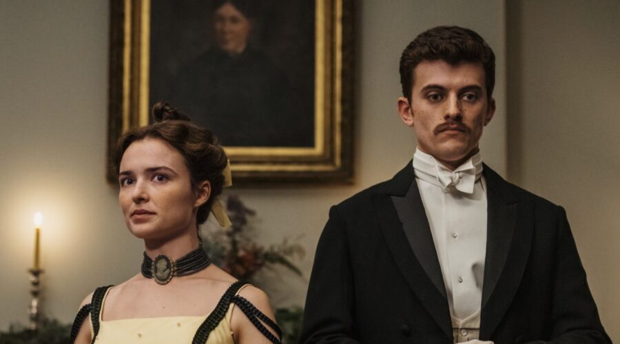 My Brilliant Career. Phillipa Northeast And Jake Dunn In My Brilliant Career. Cr. Ian Routledge/Netflix © 2026.
