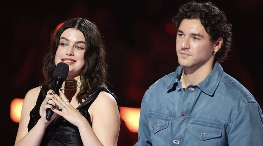 Ella Bright And Belmont Cameli Onstage At The 2026 Mtv Video Music Awards. Francis Specker Cbs