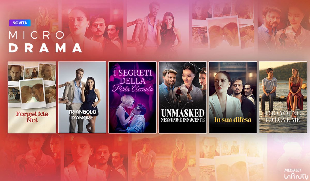 Microdrama Homepage Mediasetinfinity
